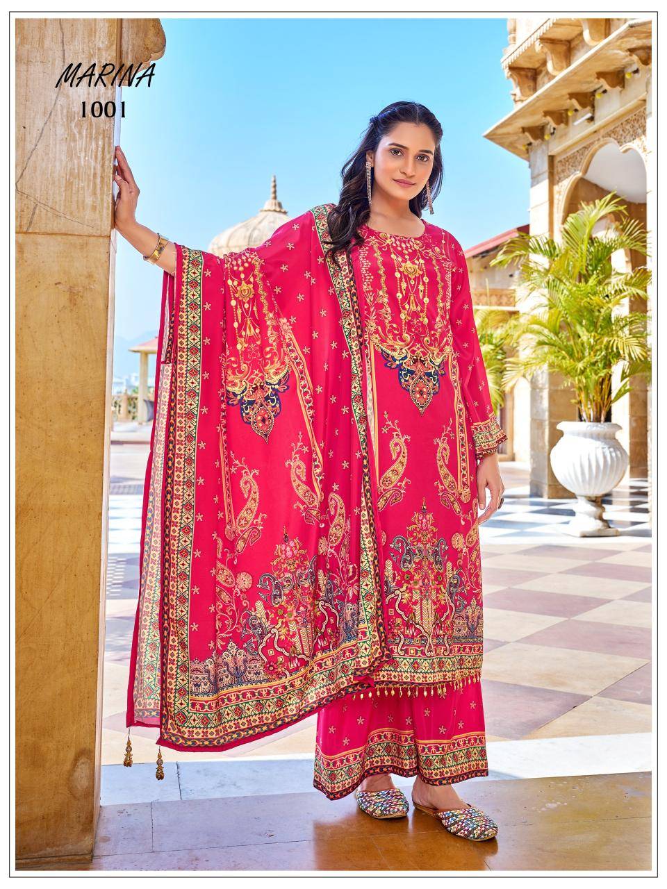Banwery marina Unstitched salwar kameez wholesale